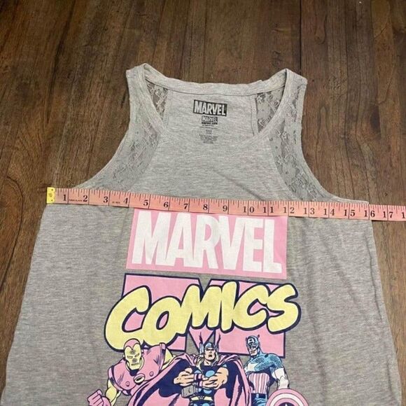 Junior’s Marvel Comic Book Tank Top - Picture 4 of 6